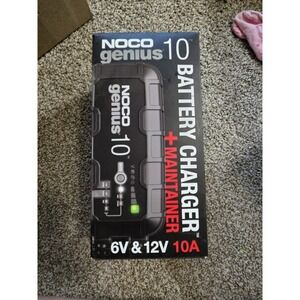 Noco Genius 10 Battery Charger plus Maintainer 6V, 12V, 10A Open Box/New